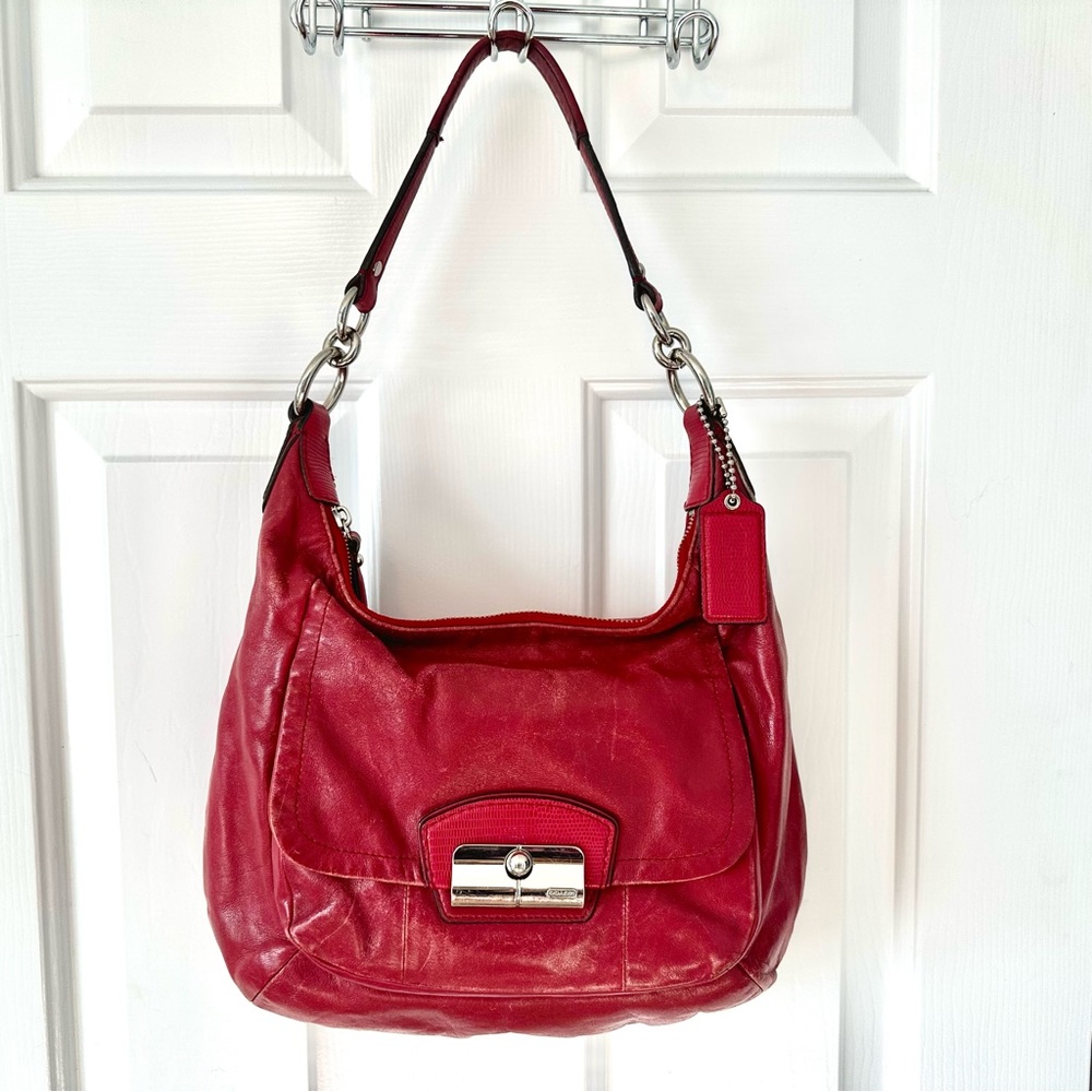 Coach Leather Shoulder Bag